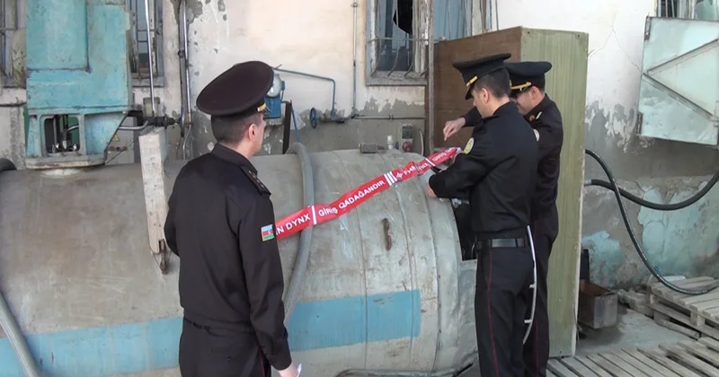 Sumqayıtda yanğın təhlükəli obyektin fəaliyyəti dayandırılıb VİDEO