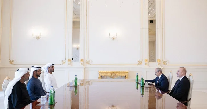 Президент Ильхам Алиев принял руководителей ряда компаний ОАЭ