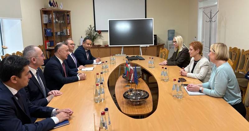 Делегация Минздрава Азербайджана в Латвии фото