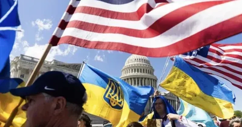 Простые американцы за Украину