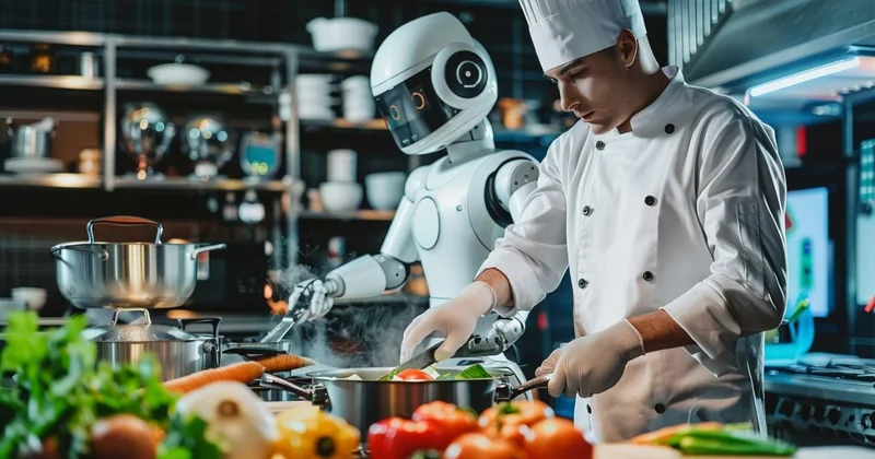 Dünyada İLK Aşpaz süni intellektlə yeməklər hazırlayır