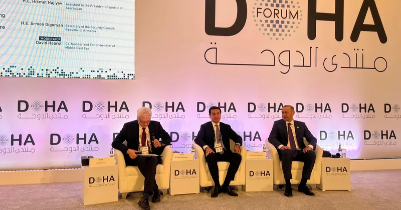 Doha Forumunda Azərbaycan Ermənistan sülh prosesinə həsr olunan panel sessiya keçirildi FOTO