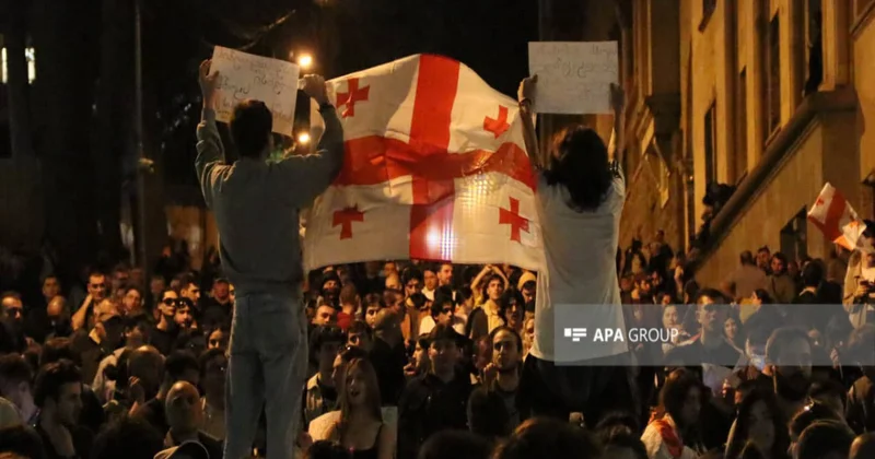 Gürcüstan DTX: Tbilisidə etirazçılara qarşı qadağan olunan maddə istifadə edilməyib