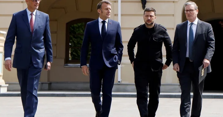 Зеленский отправится в Лондон на переговоры с лидерами Британии, Франции и Германии