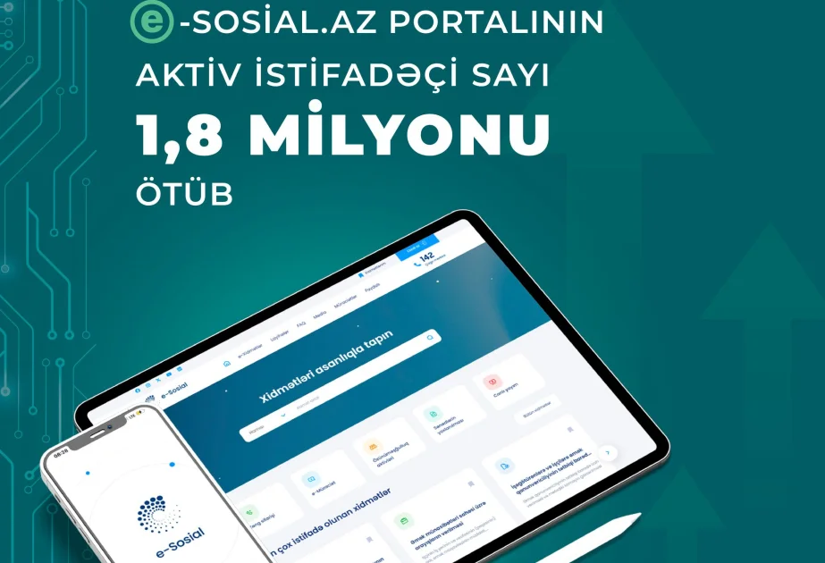 portalının aktiv istifadəçi sayı 1,8 milyonu ötüb AZƏRTAC