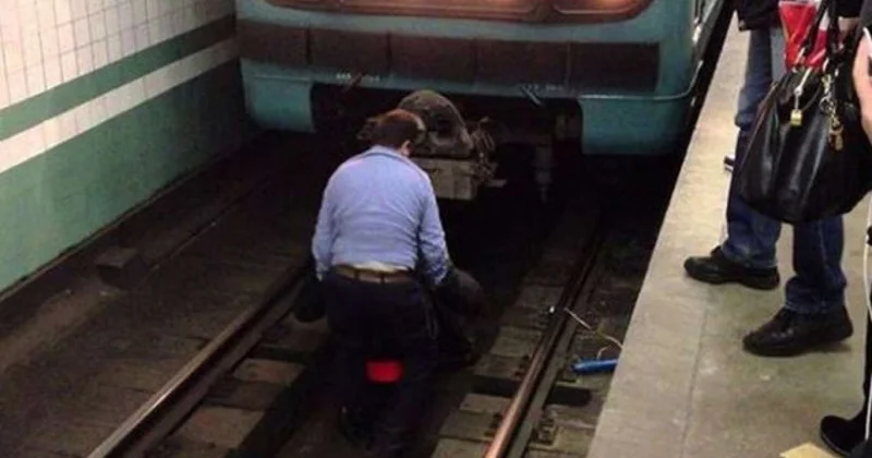 "Nərimanov" stansiyasında dəhşət: Sərnişin relslərin üstünə yıxılaraq öldü