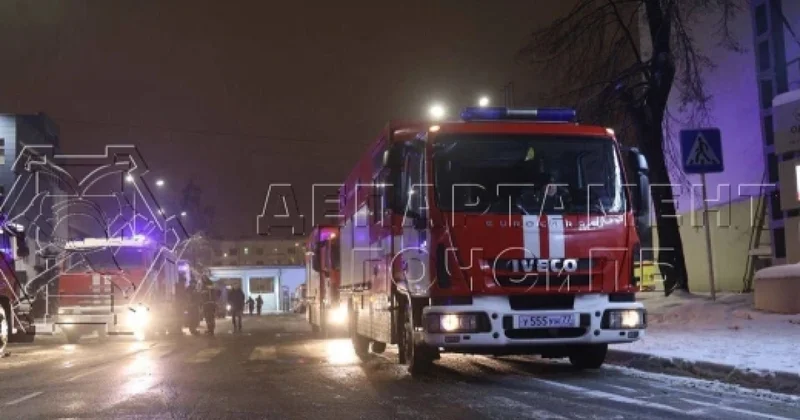 В Москве горел завод авиадвигателей