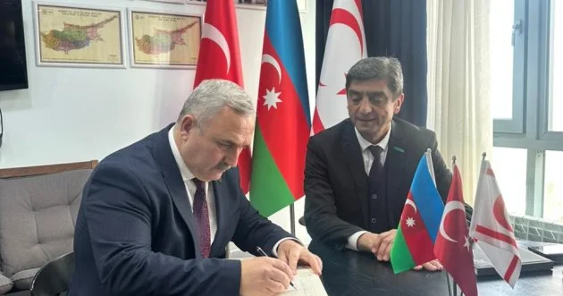 Türk Dövlətlərinə üzv ölkələrin QHT Platformasının Baş katibi Kıbrıs Azərbaycan Evini ziyarət edib