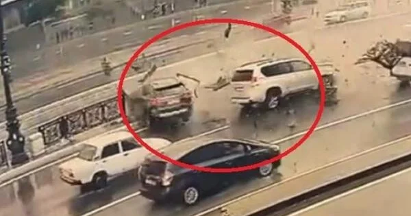 Duman ağır qəzaya səbəb oldu Foto