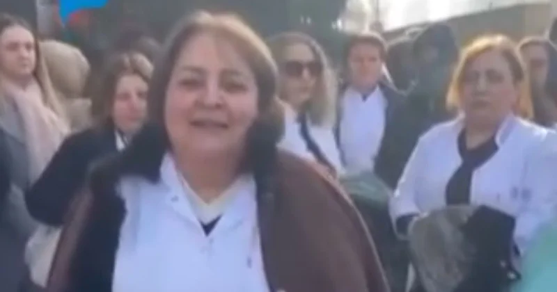 Bakıda həkimlər eturaz aksiyası keçirdi VİDEO