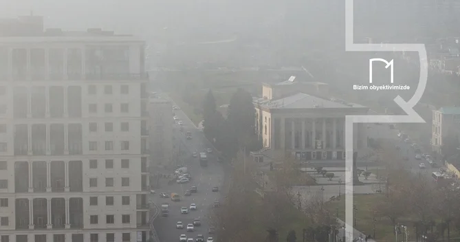 Bakını ağuşuna alan DUMANLI KADRLAR