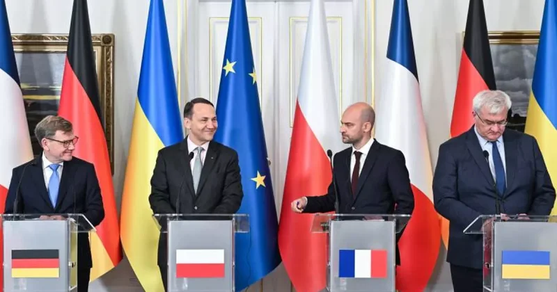 Министры Германии, Франции и Польши обсудят поддержку Украины