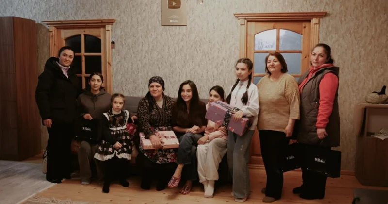 Лейла Алиева стала гостем проекта Kənd Həyatı в Гусаре