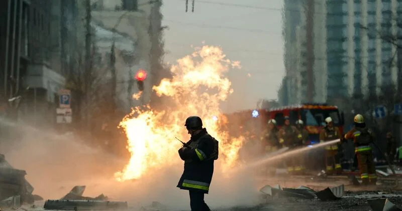Krivoy Roq şəhərinə kütləvi hücum başlayıb
