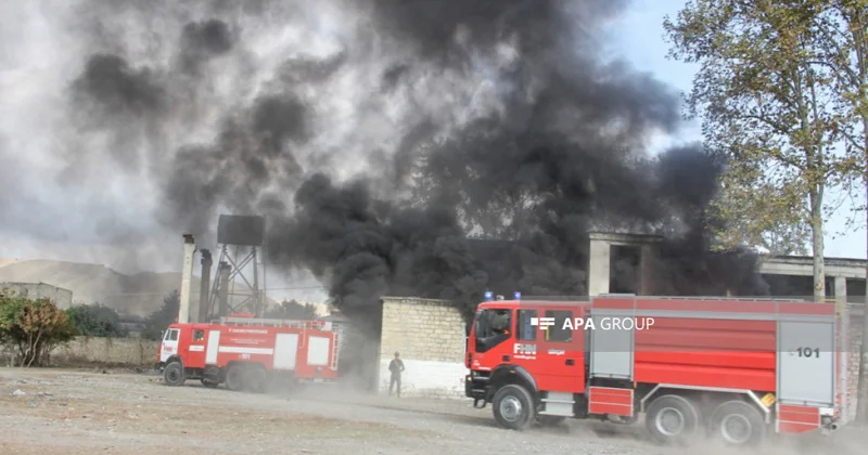 Qazaxda yanacaq daşıyan avtomobildə yanğın olub