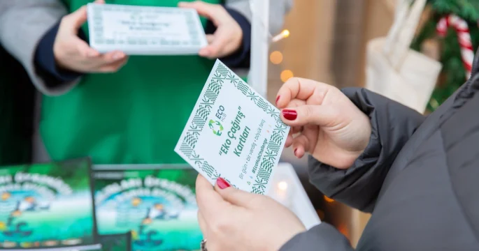 İçərişəhərdə Yeni il yarmarkası çərçivəsində ekoloji maarifləndirmə tədbiri keçirilib