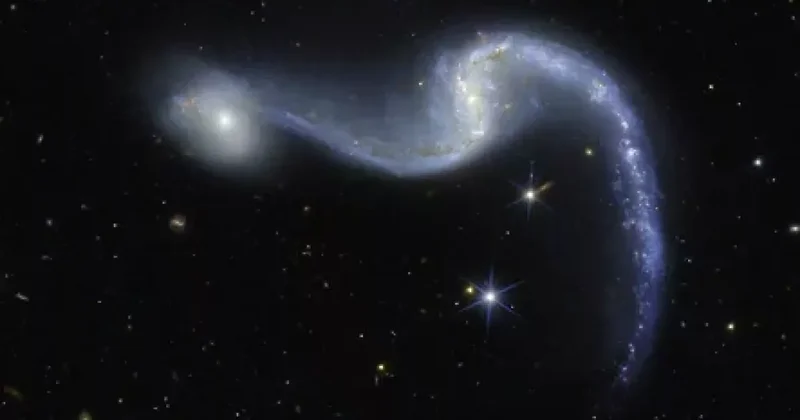 Телескоп Евклид запечатлел спиральную галактику NGC 646