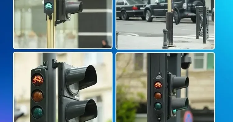 Svetoforlarda velosiped bölməsi: Nə yol polisi onu saxlayıb cərimə yazan deyil, nə də...