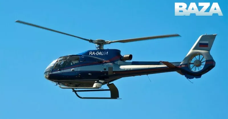 Частный вертолёт упал в России: пилот погиб