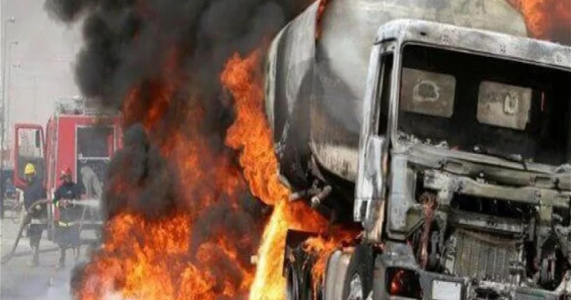 Yanacaq daşıyan maşın yandı Bir nəfər öldü