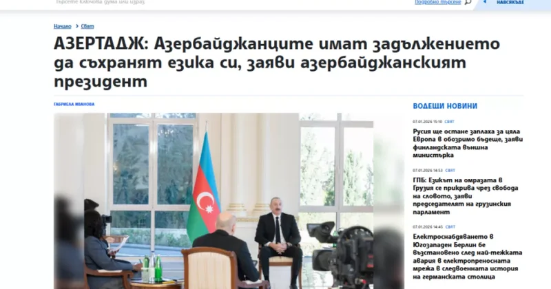 Мировые СМИ продолжают освещать интервью Ильхама Алиева ФОТО