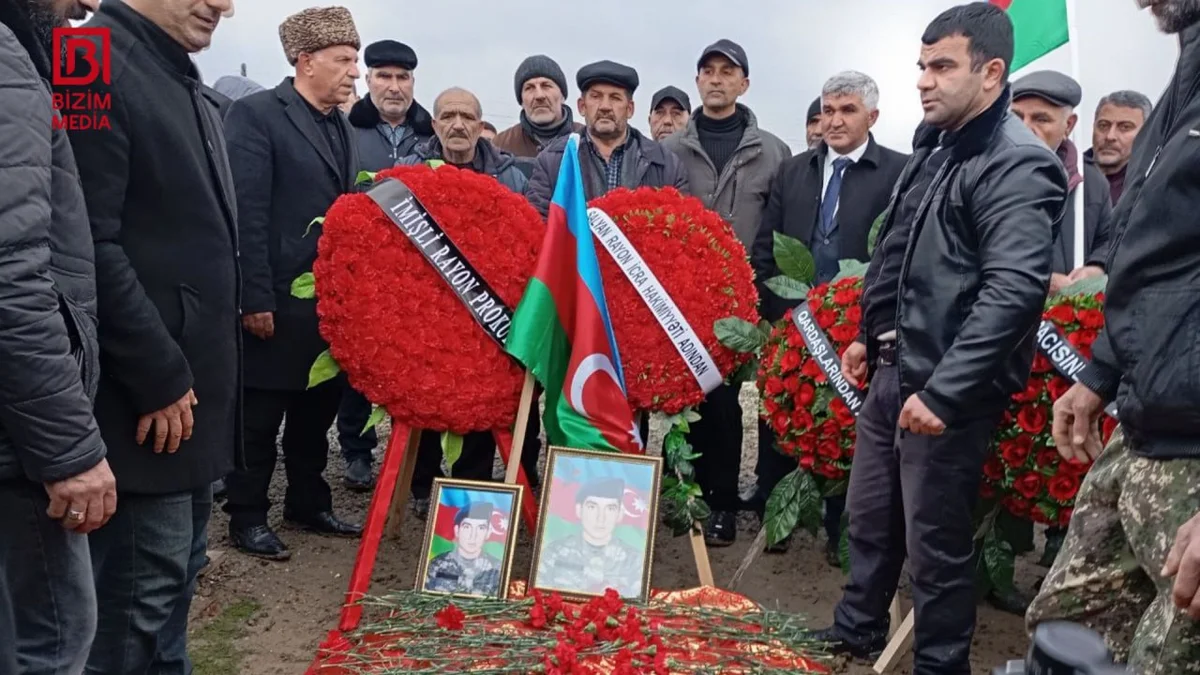 31 il sonra şəhid Elşən Tağıyevin nəşinin qalıqları Salyanda torpağa tapşırılıb VİDEO