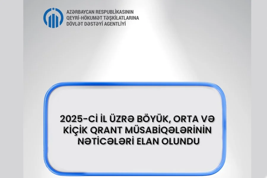 QHT Agentliyi 2025 ci il Qrant müsabiqəsinin nəticələrini açıqladı SİYAHI