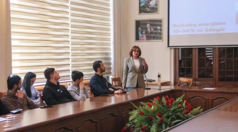 Pedaqoji Universitetdə tələbələrlə sağlam həyat tərzinin təbliği ilə bağlı görüş keçirilib FOTOLAR