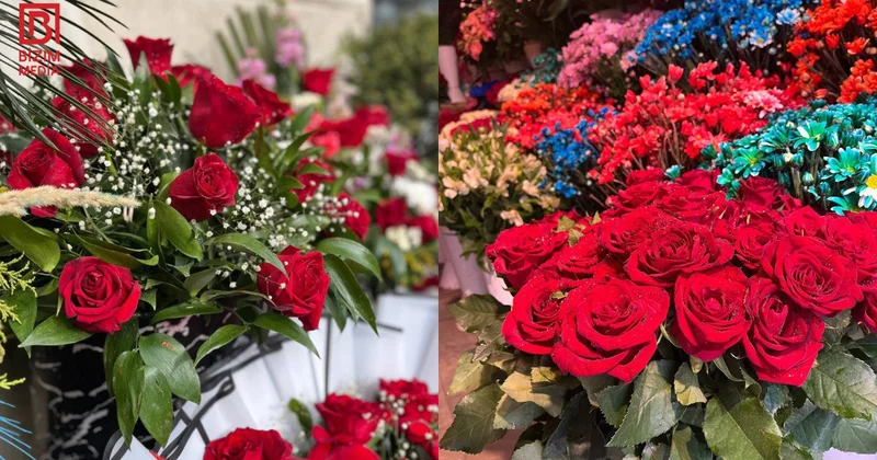 2 manatdan 800 manata qədər... Gül mağazalarından FOTOREPORTAJ