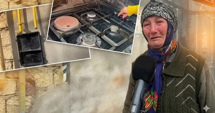 Семья в Хырдалане осталась без газа из за махинации со счётчиком, проданного соседям