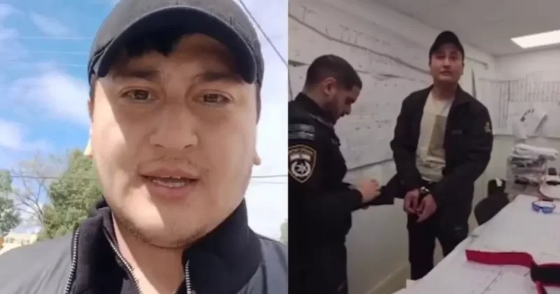 За что в Израиле задержан мигрант из Узбекистана? ВИДЕО
