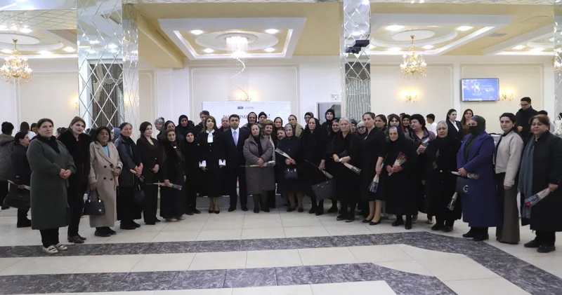 Neftçalada 8 Mart qeyd olundu fəal qadınlar mükafatlandırıldı