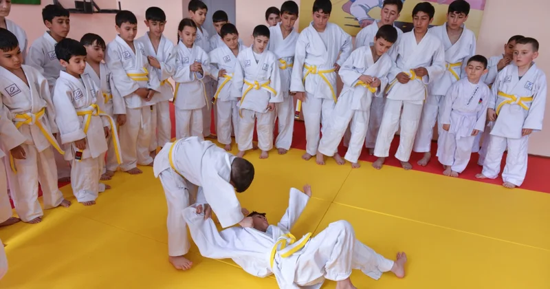 Daşkəsəndə müasir cüdo zalı istifadəyə verilib FOTO