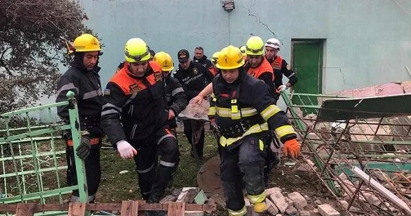 Bakıda ev çökdü: qadın xəsarət aldı