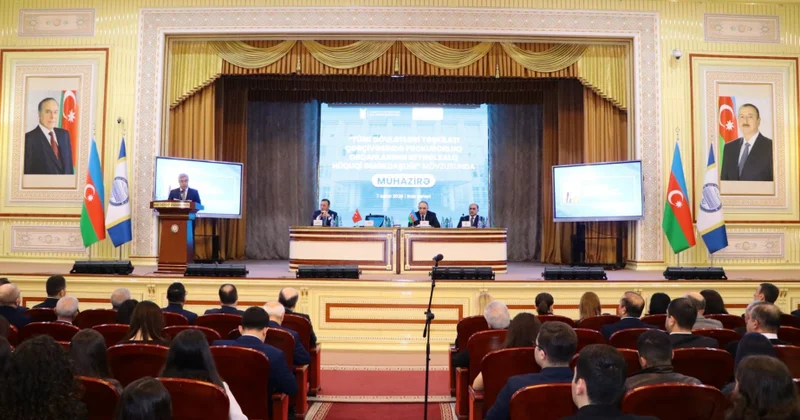 Azərbaycanın və Türkiyənin Baş prokurorları Bakı Dövlət Universitetində mühazirə oxuyublar