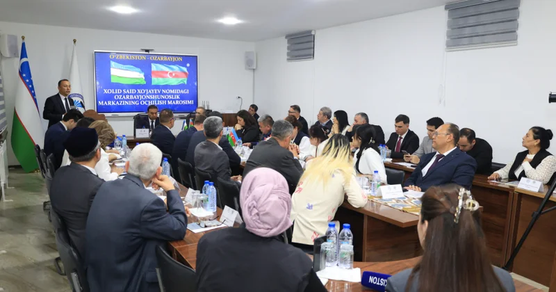 Özbəkistanda Xalid Səid Xocayevə həsr olunmuş kitab təqdim edilib
