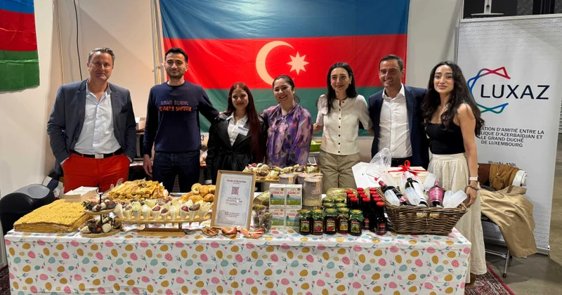 Lüksemburqda Azərbaycan stendinə böyük maraq