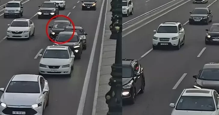 На проспекте Гейдара Алиева произошло цепное ДТП