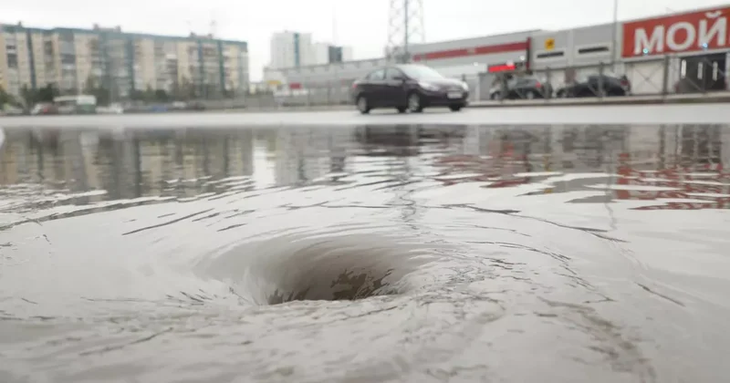 В результате паводка российский город оказался под водой