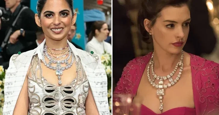 Это надо видеть: 80 карат на шее дочери миллиардера Мукеша Амбани на Met Gala