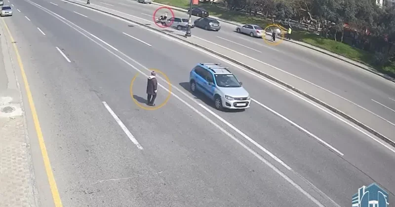 В Баку водитель сбил женщину с грудным ребёнком ВИДЕО