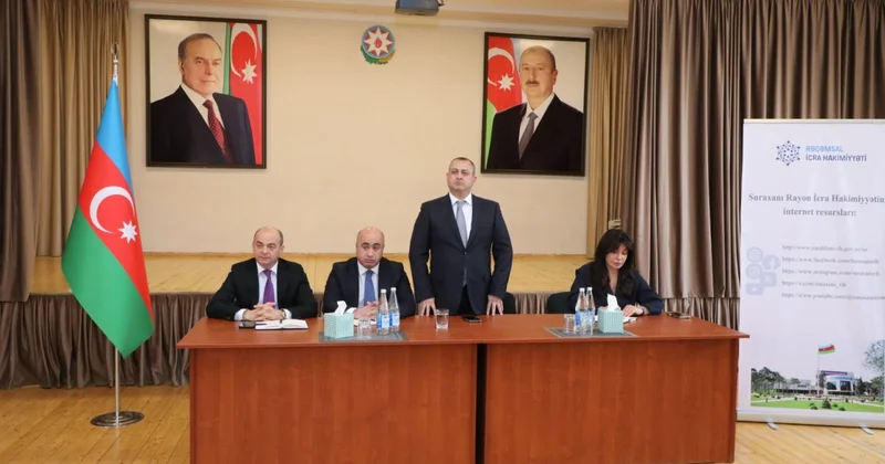 Suraxanıda səyyar görüşlər davam edir FOTOLAR