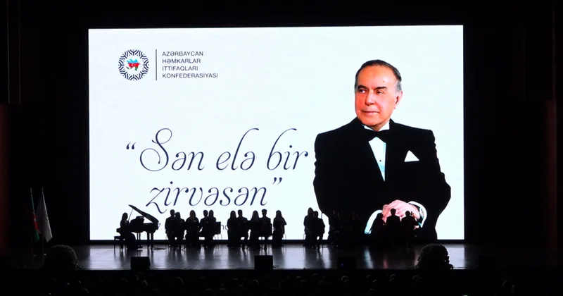Ümummilli Lider Heydər Əliyevin anadan olmasının 102 ci ildönümü ilə əlaqədar “Sən elə bir zirvəsən” adlı konsert proqramı keçirilir