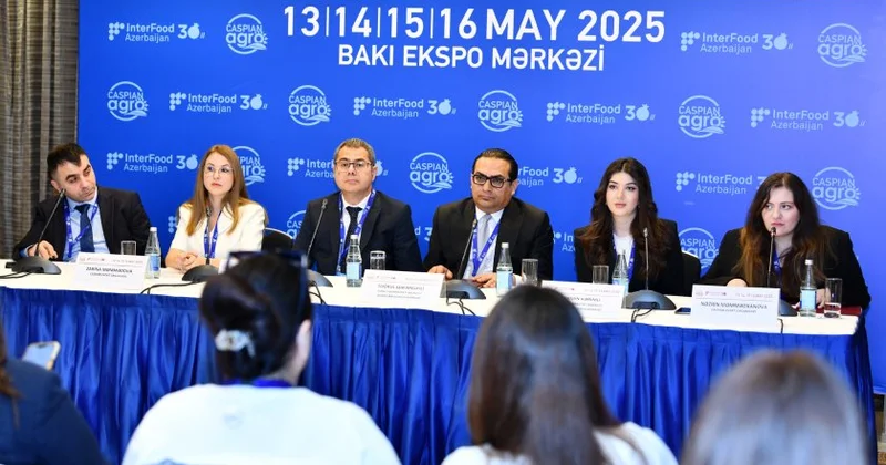 “Caspian Agro” 2025 və “Interfood Azerbaijan” 2025 sərgilərinin mətbuat konfransı keçirilib