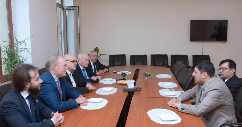 Arxeologiya və Antropologiya İnstitutunda Almaniya şirkətinin nümayəndələri ilə görüş olub