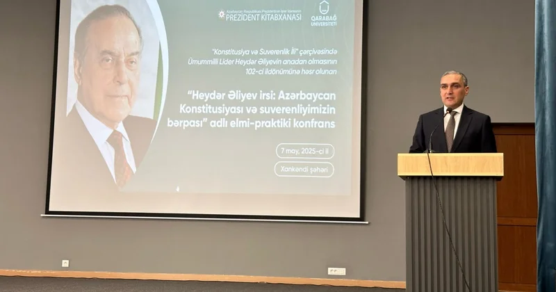 В Ханкенди проходит научно практическая конференция на тему Наследие Гейдара Алиева: Конституция и восстановление суверенитета Азербайджана (ФОТО)