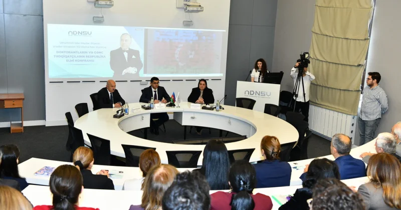 ADNSU da Ümummilli Lider Heydər Əliyevin 102 ci ildönümünə həsr olunmuş Respublika Elmi Konfransı keçirilir