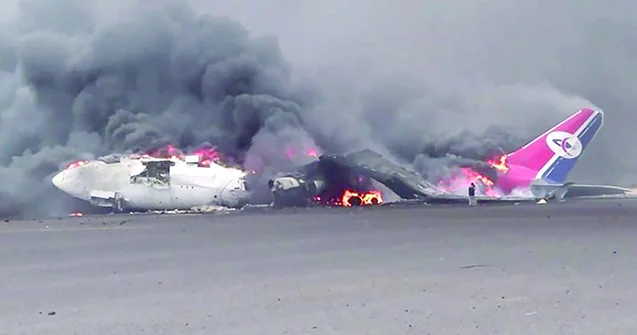 Dünənki zərbələrdən sonra aeroport işini dayandırdı Video