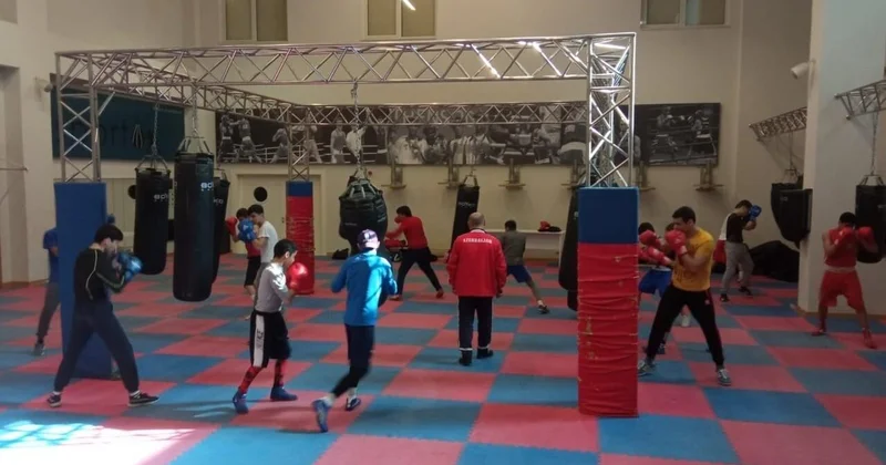 В Баку проходят международные сборы боксеров