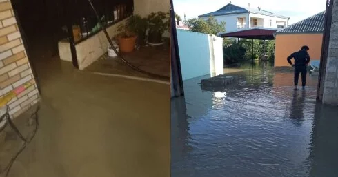 Kanalizasiya suları içində itib batan Sulutəpə... VİDEO
